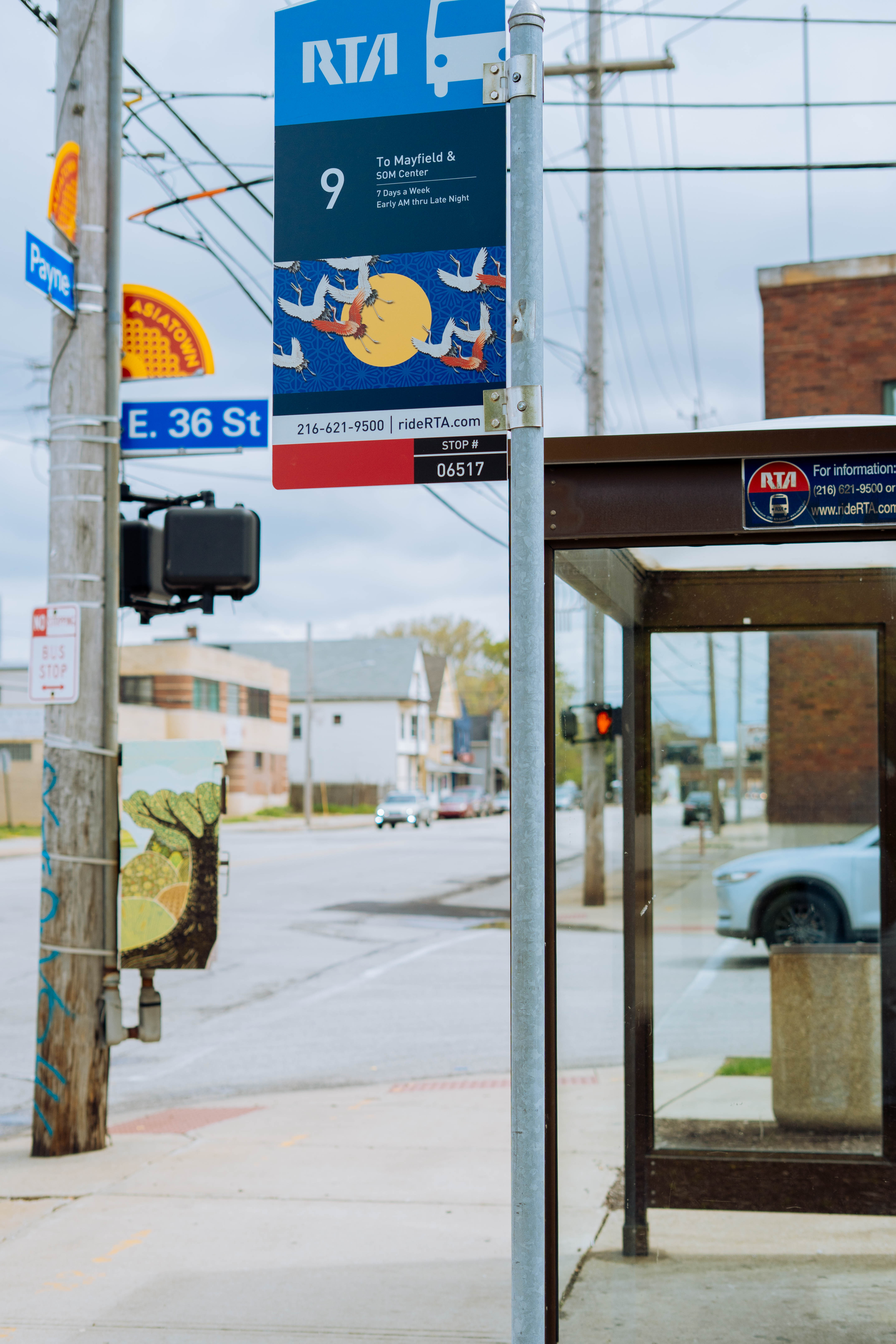  GCRTA Honors AAPI Heritage Month with Special Bus Stop Signs