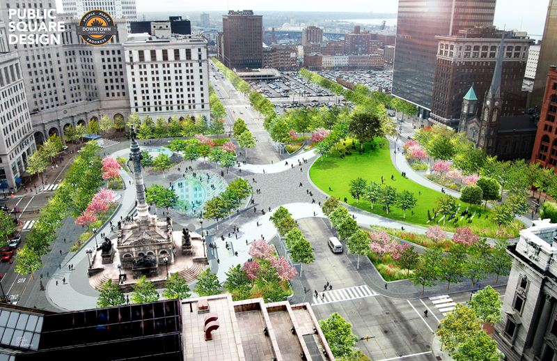 Rendering of the new Public Square