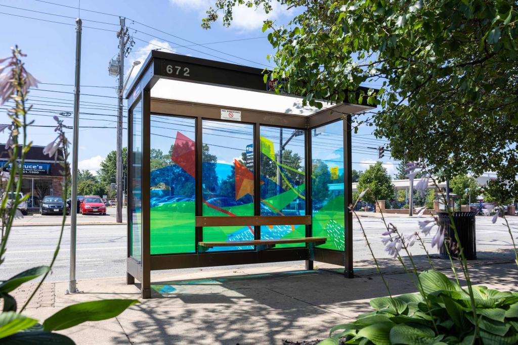 Bus Shelter #672 Art