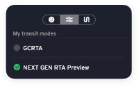 turn off "GCRTA", turn on "Next Gen RTA Preview"