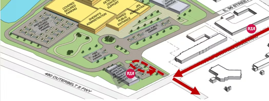 Public Transit Service to the Proposed New Jail Site Without Increasing Frequency or Routes