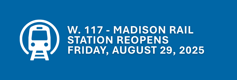 W.117- Madison Rail station reopens for service  - Learn more
