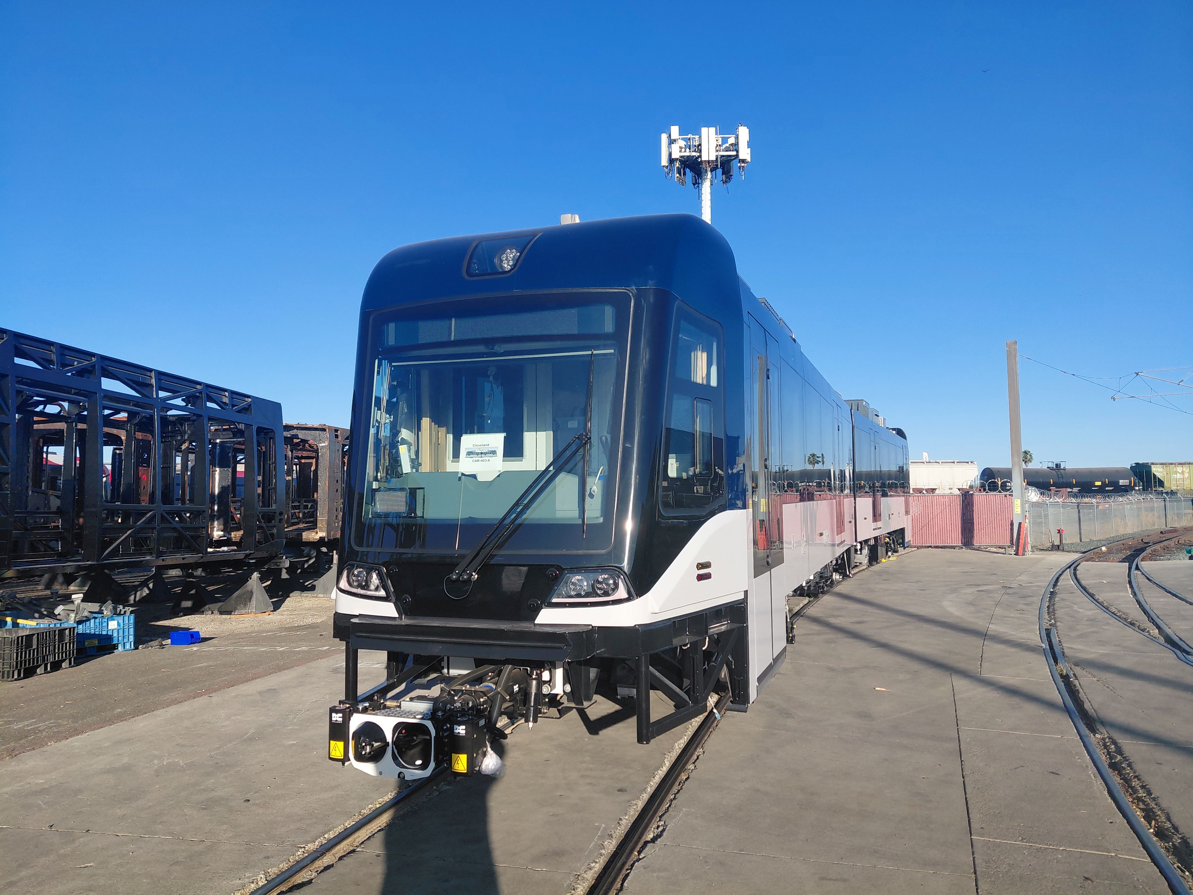  GCRTA Welcomes First New Railcar in Major Fleet Modernization 