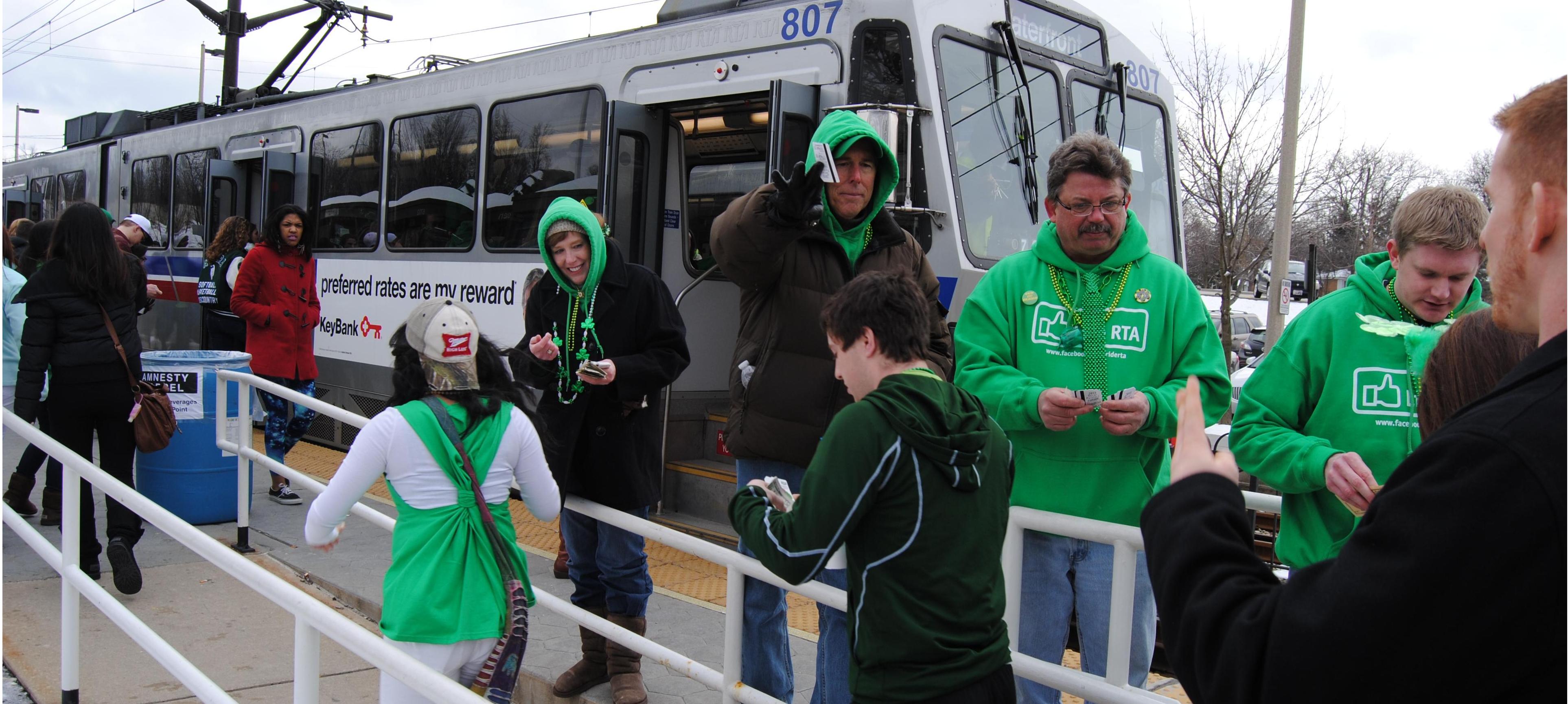  RTA service on St. Patrick's Day: smooth and successful