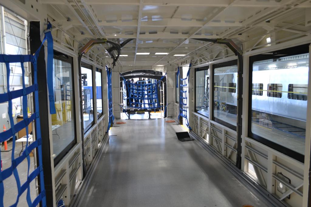 Interior of LRV